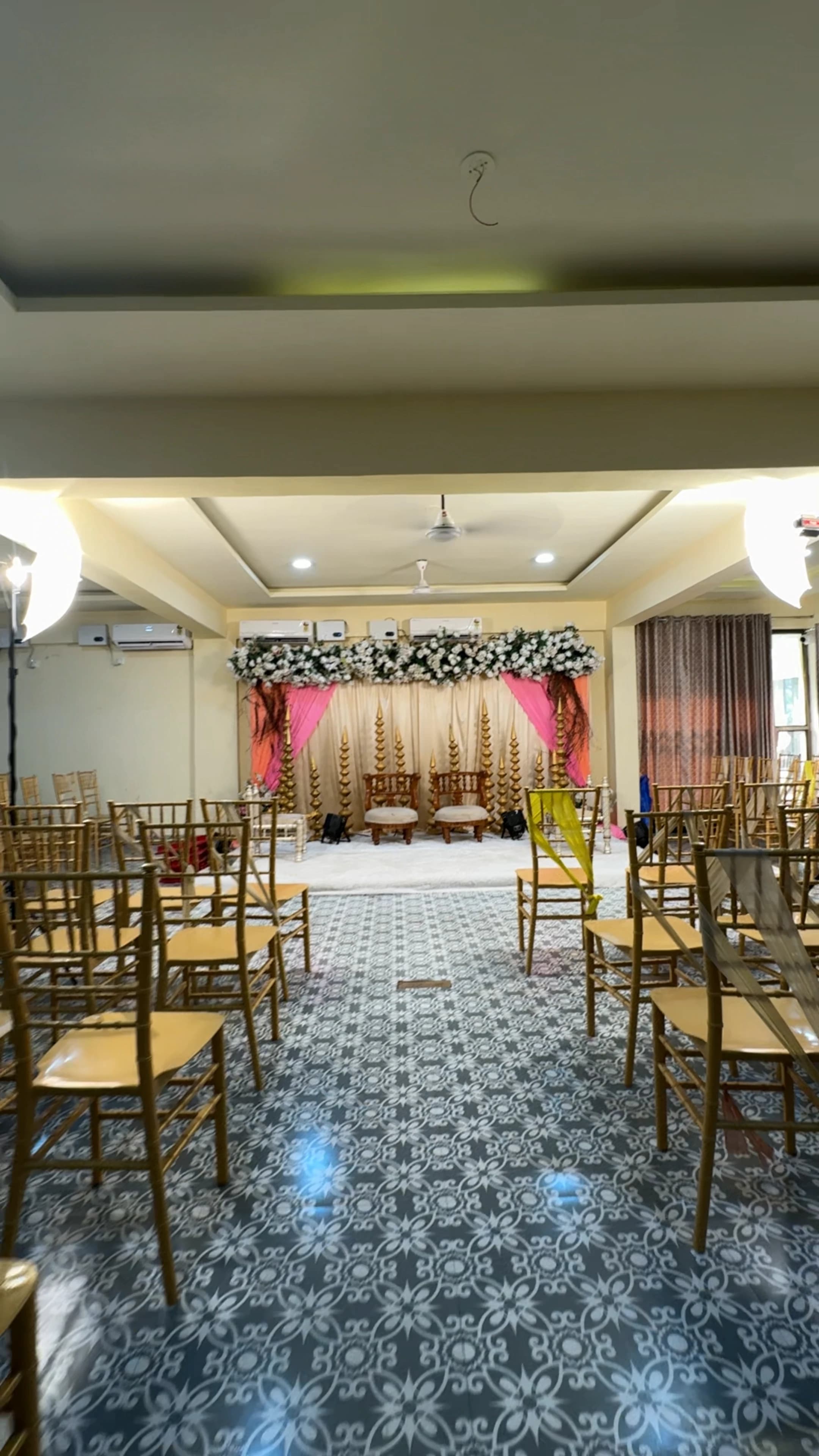 Air-Conditioned Banquet Hall & Event Seating